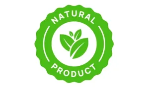 Natural product badge