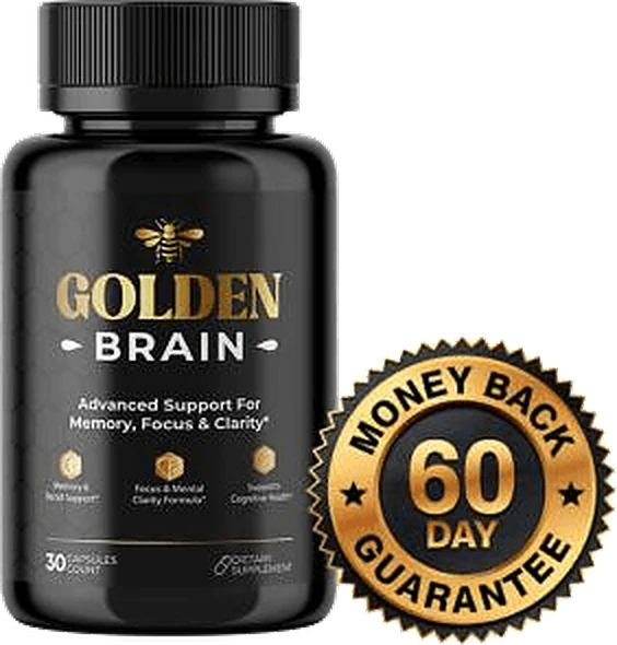 Single bottle of Golden Brain, 30 capsules